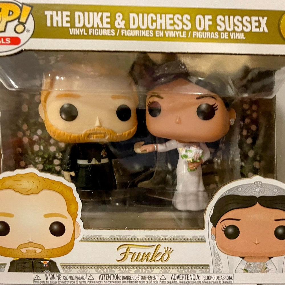 Funko Gold and Black Action Figures